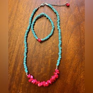 Handmade ✋Southwest necklace and bracelet set